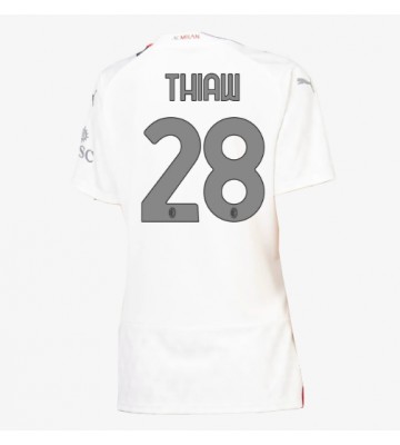 AC Milan Malick Thiaw #28 Bortatröja Kvinnor 2023-24 Kortärmad